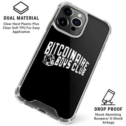 Bitcoinaire Boys Club iPhone 16 Pro Clear Case